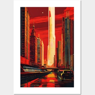 Soviet city aesthetic Posters and Art